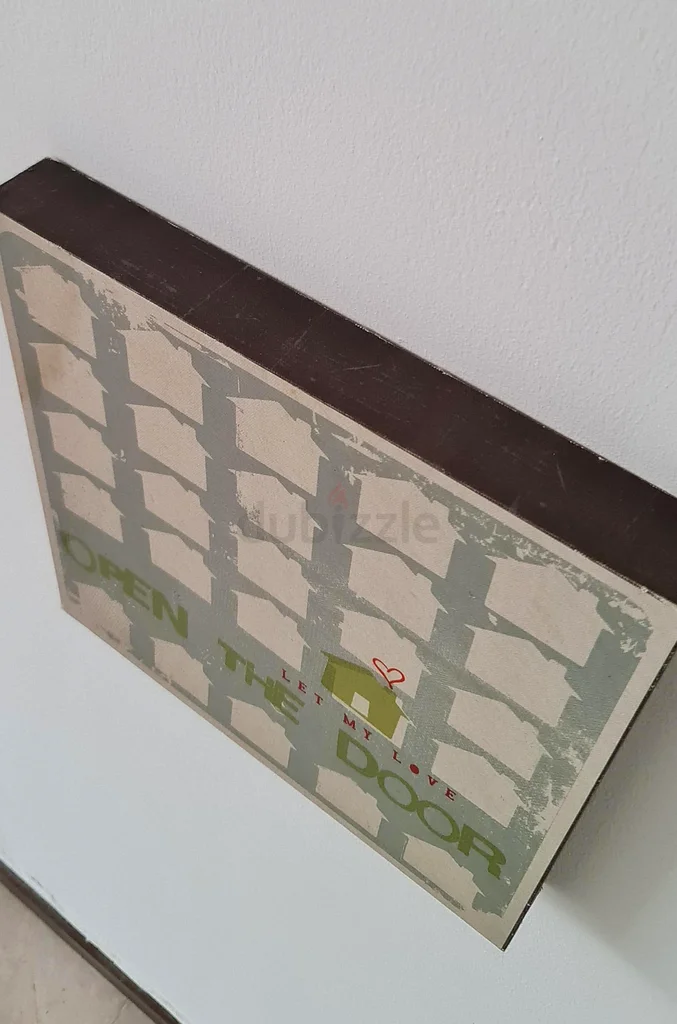 Wall Board Frame Picture - Open The Door (30.5 x 30.5 cm.)63227809042689111