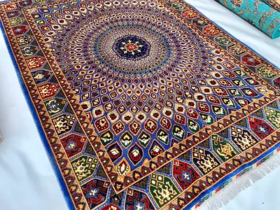 150 x 200 cm | new Handknotted Persian Gombad Carpet Fine Quality