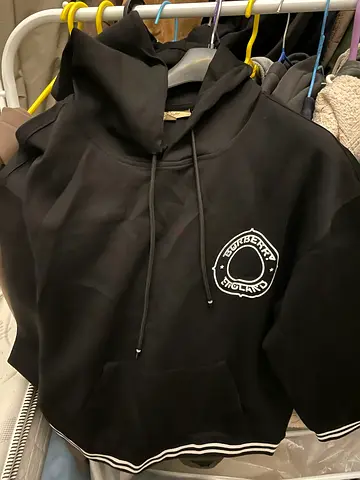Stylish Burberry Black Hoodie - Comfort Meets Fashion!