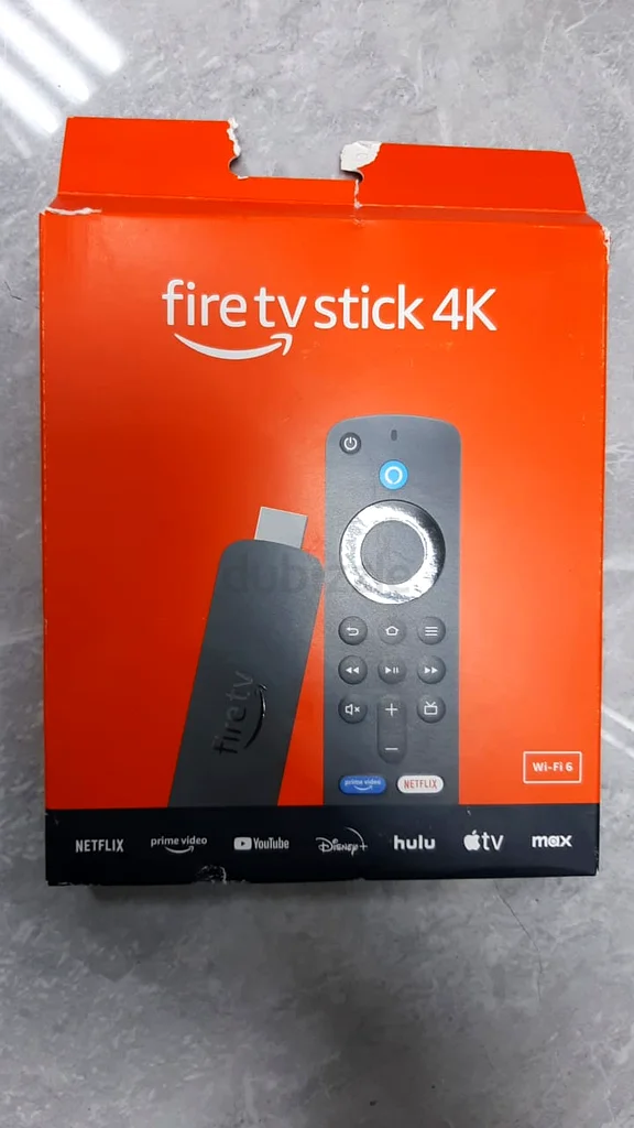 AMAZON STREAMING MEDIA PLAYER FIRE TV STICK 4K (2ND GEN) WITH ALEXA VOICE REMOTE BLACK63261810427905110