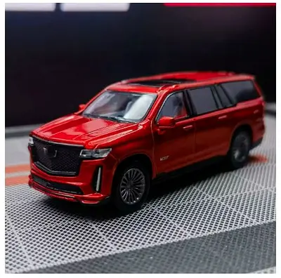 Massdi 2024 Cadillac Escalade V Series 1/64 Diecast Red Color