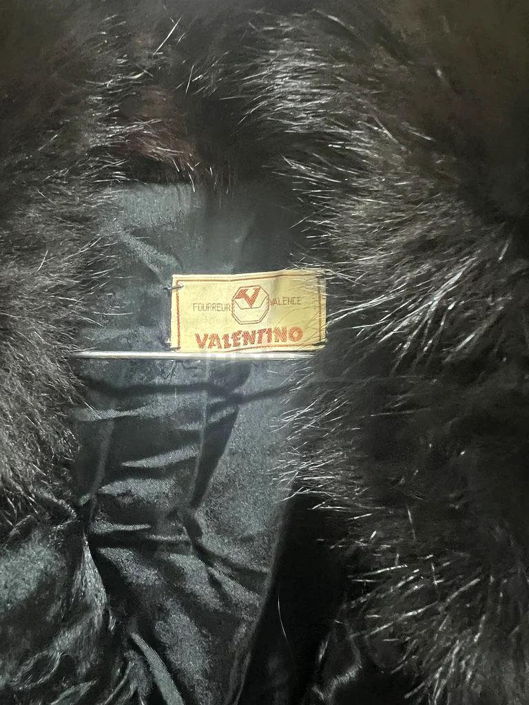 Valentino mink fur coat original vintage63239081028995113