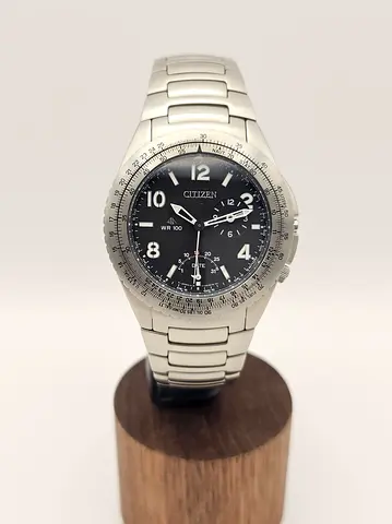 Rare Citizen Promaster 3111-H31021 Quartz Black Dial Date Chronograph Men’s Watch