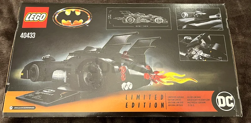 Limited Edition LEGO 1989 Batmobile - A Collectors Dream!63227806719362112