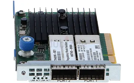 764285-B21 HPE InfiniBand FDR/Ethernet 10Gb/40Gb 2-port 544+FLR-QSFP Adapter HPE Spare #: 764737-001