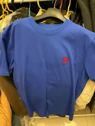 AMI Blue Tee - SIZE - S