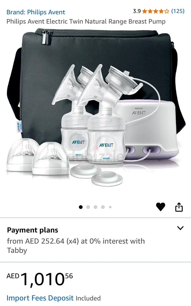 Philips Avent Electrical Natural Range Breast Pump63195102225666112