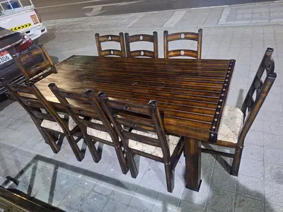Wooden dining set