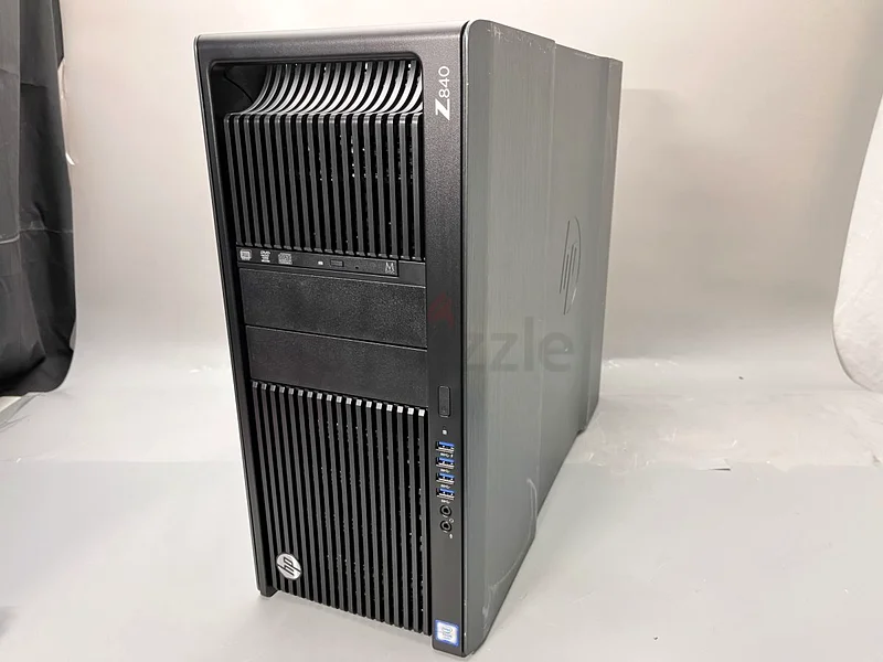 محطة عمل Z840 بسعة 48 نواة وذاكرة RAM سعة 64 جيجابايت من نوع DDR4 ومزودة بمعالجين ثنائيين من نوع Intel Xeon E5-2650 V4 وبطاقة شاشة NVIDIA Quadro M2000 بذاكرة سعة 4 جيجابايت من نوع DDR563265598755585111