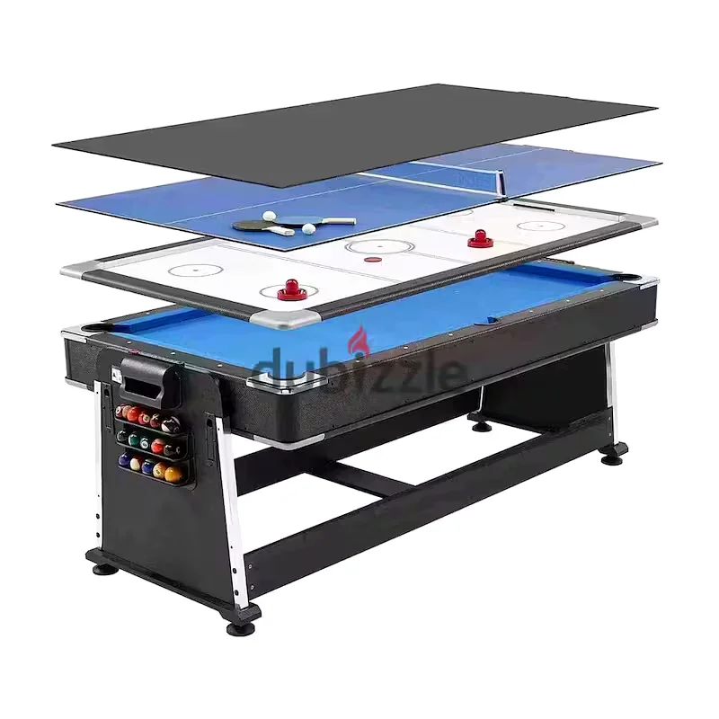 **CLASS A** 4 In 1 Multi Game Table, Pool Table, Air hockey Table, Tennis and Dining Table63198151004418111