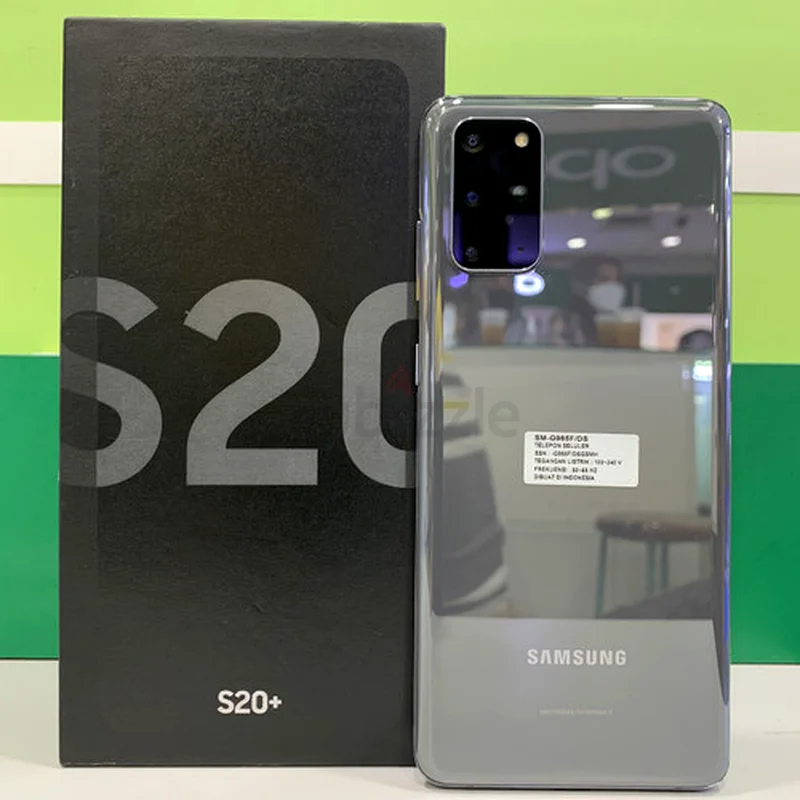 غالاكسي - S20 بلس 5G، 128 جيجابايت، 12 جيجابايت (مع كابل وشاحن)63264590672129111