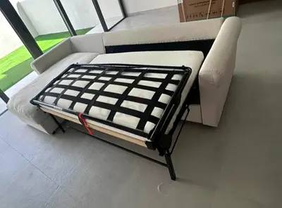 IKEA Gronlid L shape sofa bed beige
