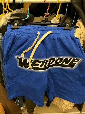 Stylish Blue WELLDONE Shorts for Sale! SIZE-S