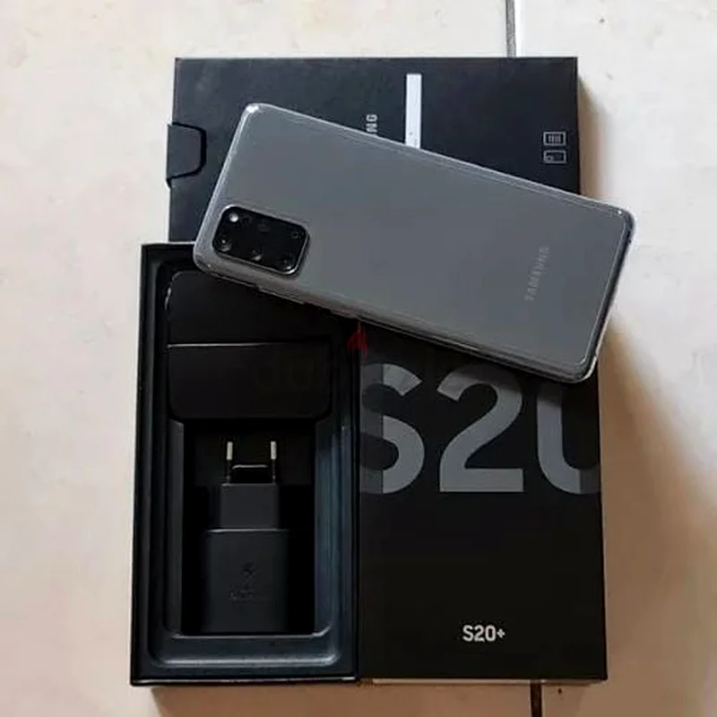 غالاكسي - S20 بلس 5G، 128 جيجابايت، 12 جيجابايت (مع كابل وشاحن)63264590672129113