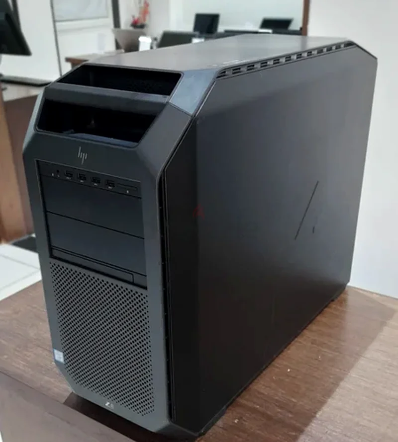 محطة عمل 96 كور HP Z8 G4 بلوتينوم 8160 بمعالجين إنتل زيون، ذاكرة رام 256 جيجابايت DDR4، ونفيديا كوارو M4000 بسعة 8 جيجابايت DDR563265598763139111
