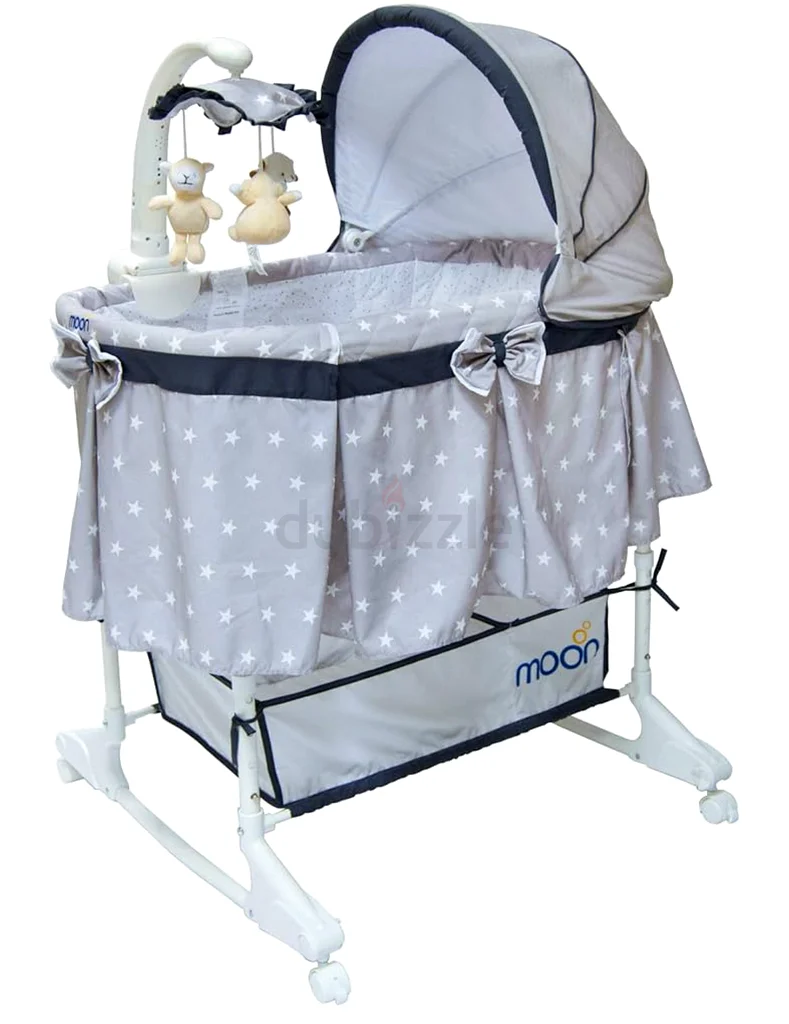 Moon 4 In 1 Convertible Cradle Crib Box pc63204862659329113