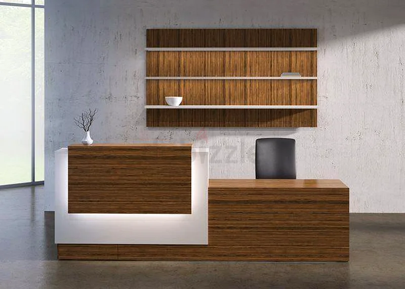 Luxurious Office Reception Desk Counter Custom Made63197645611393111