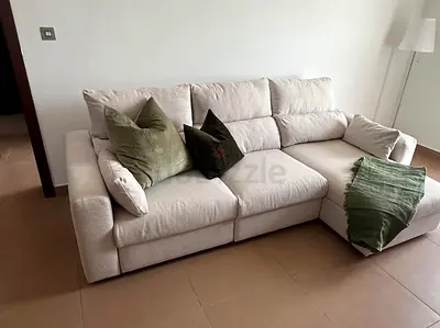 Selling Ikea Eskilstuna L shape sofa bed Beieg