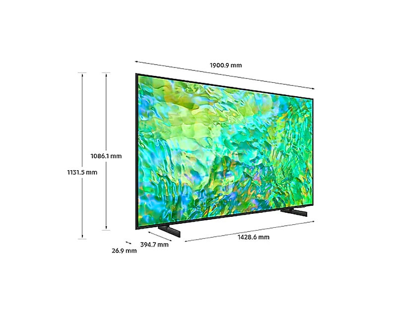 تلفزيون سامسونج 85 بوصة - تلفزيون كريستال يو إتش دي 4K بحجم 85 بوصة - متاح التوصيل - العرض الصيفي متاح الآن63265600457986113