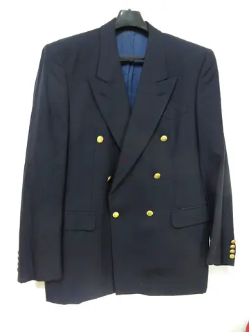 DOUBLE BREASTED NAVY BLUE SPORTS JACKET