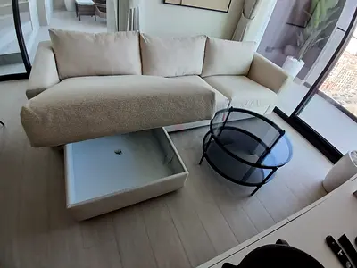 IKEA Vimle L shape sofa bed and mattress