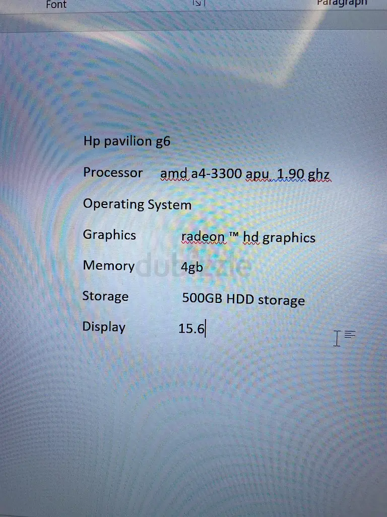 Hp laptop63254490192897110