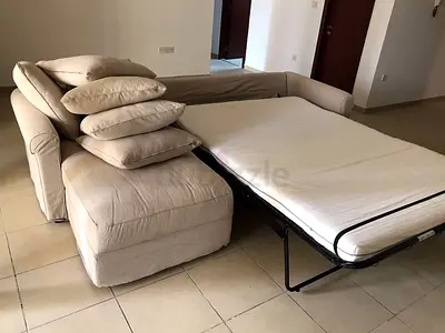 IKEA gronlid L shape sofa bed and mattress