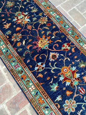 83 x 238 cm | New Handknotted Sultani Runner Carpet Fine Quality