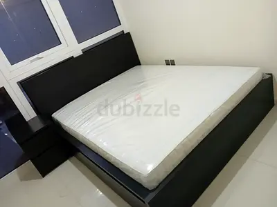 IKEA Malam double bed 140 × 200cm bed with 2 storage drawers underneath is avpailable