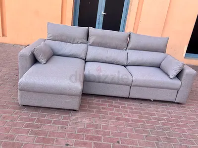 Almost new Ikea Eskilstuna L shape sofa bed