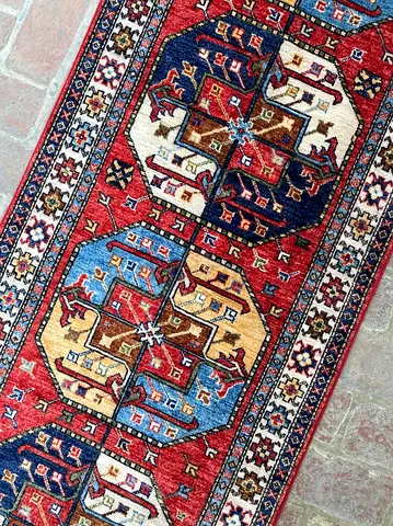 83 x 318 cm | new Handknotted Ersari Runner Carpet Fine Quality