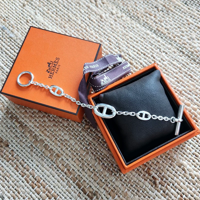 Hermes Farandole Silver Bracelet Brand New63232651416322110