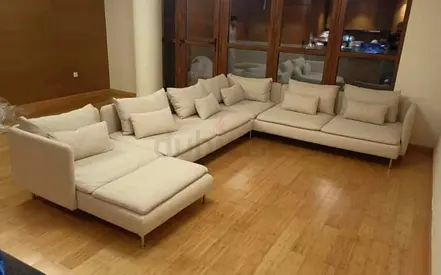 Ikea soderhamn u shape sofa Beige like a brand new