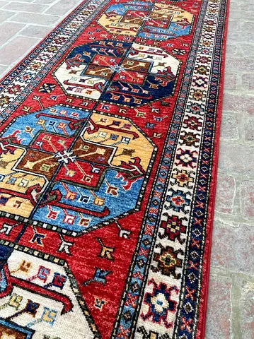 83 x 318 cm | new Handknotted Ersari Runner Carpet Fine Quality