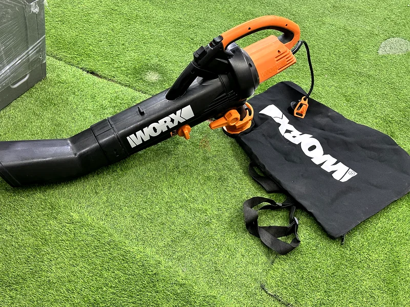 Worx WG509 TriVac 12 أمبير 3 في 1 نافخ كهربائي / مُجَزِّئ / مكنسة كهربائية مع ميزة المجزئة63252949419779113