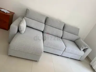 Perfect-condition ikea Eskilstuna L shape sofa bed
