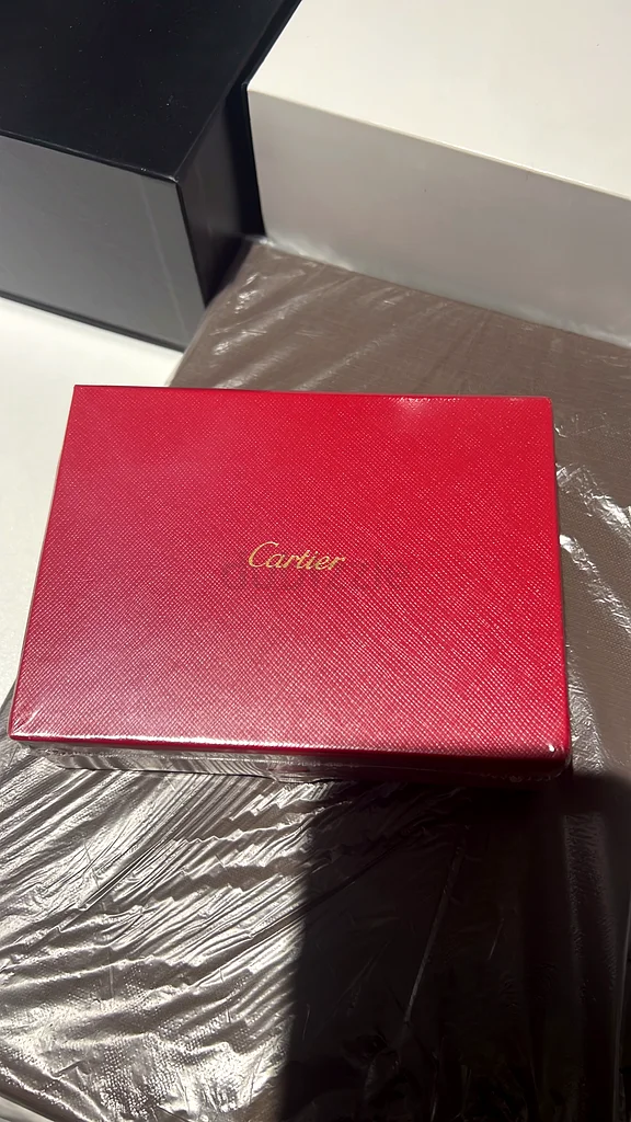 Cartier Playing Cards Set - Red  Black Card Decks in Box AD VIP Gift628638236249621118