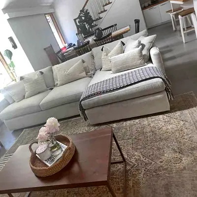 Selling crate and barrel Lounge deep L shape sofa