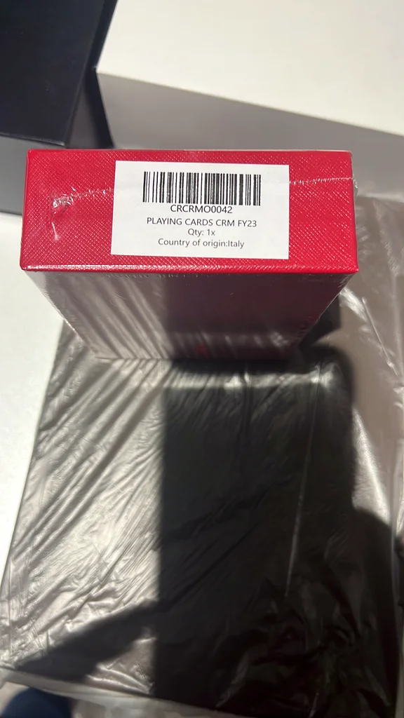 Cartier Playing Cards Set - Red  Black Card Decks in Box AD VIP Gift62863823624962111