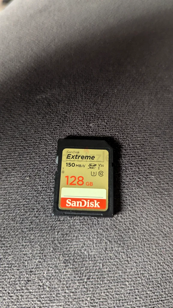بطاقة سانديسك إكستريم SDXC سعة 128 جيجابايت بسرعة 150 ميجابايت (مثالية للكاميرا)/S V30 UHS-I U3 - SDSDXV5-128G-GNcin63235599999363113
