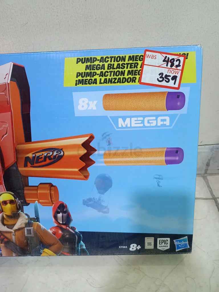 مسدس NERF متوفر، لم يُفتح معبأ63197641287810111