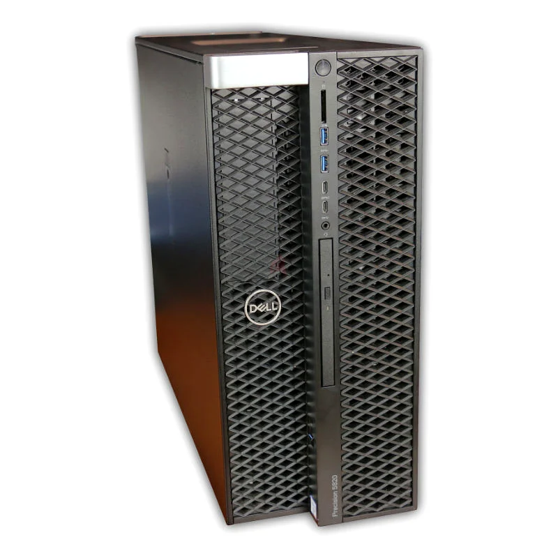 محطة عمل DELL PRECISION T5820 - معالج Intel Xeon W2123 ثماني النوى منطقيًا - ذاكرة وصول عشوائي DDR4 بسعة 32 جيجابايت - وسائط تخزين 512 جيجابايت SSD + 1 تيرابايت HDD63265598749186111