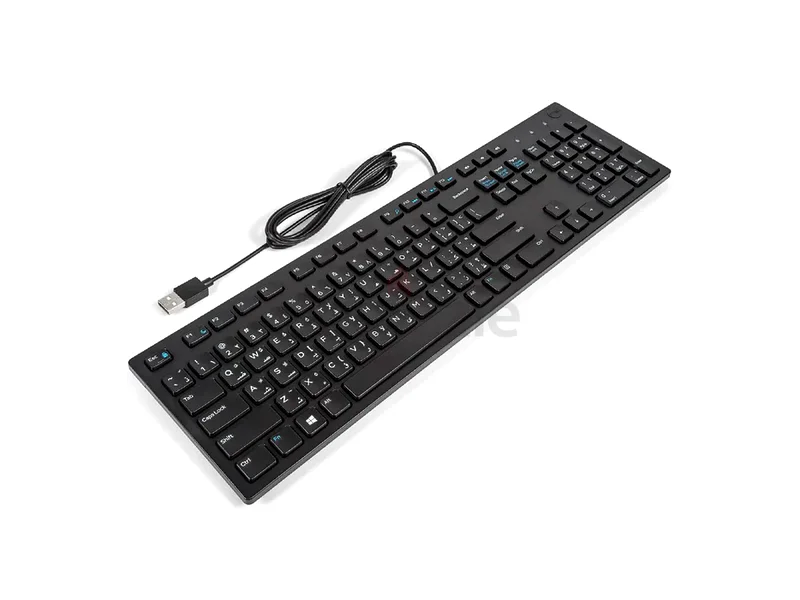 لوحة مفاتيح متعددة الوسائط من DELL - KB216 - عربية - سوداء632544956716831117