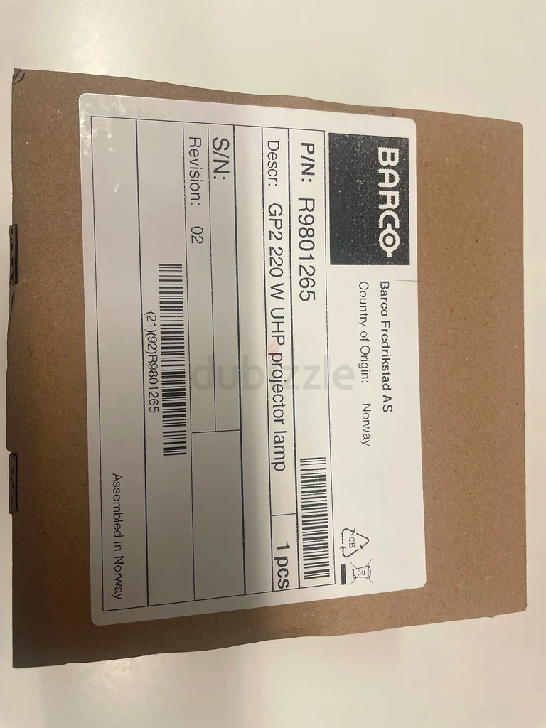 Barco Genuine R9801265 GP2 220W UHP Projector lamp632651068538901127