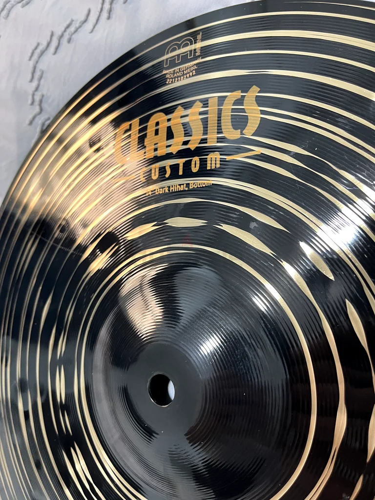 Meinl Classics Custom “Dark” 14” Hi-Hats63231196637955111