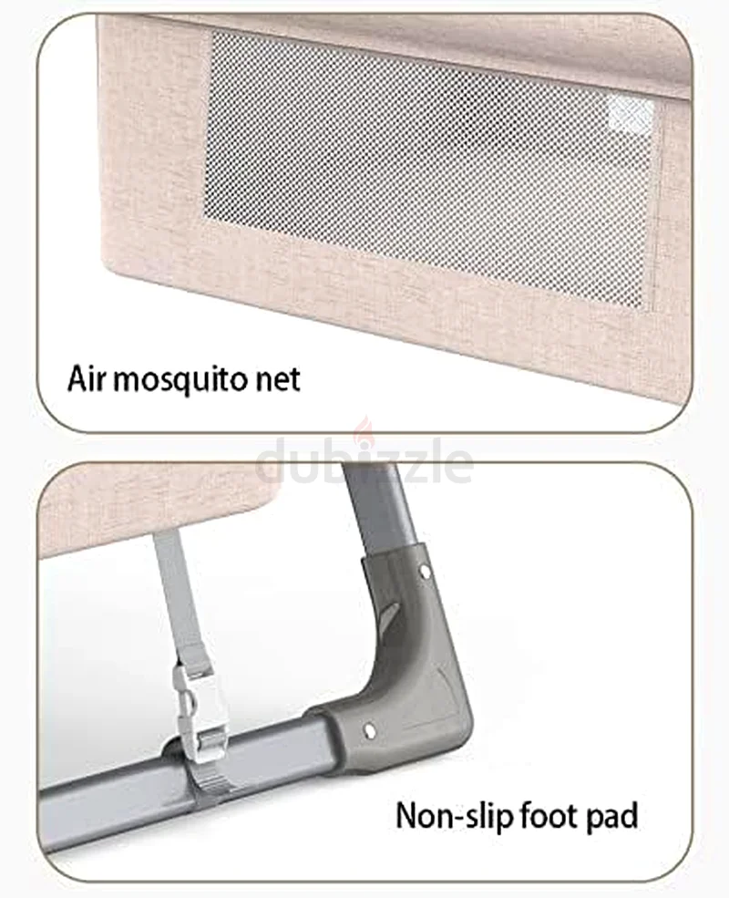 Xizheng Baby Bedside Bassinet with 82cm Sleeping Basket and 5 Swinging Speed63205363738371112