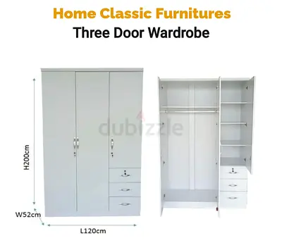3 door cabinet