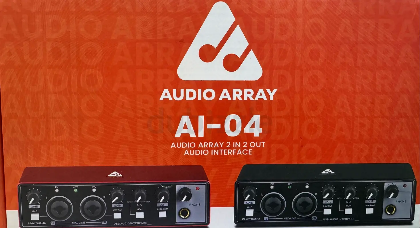 AUDIO ARRAY 2 IN 2 OUT AUDIO INTERFACE
