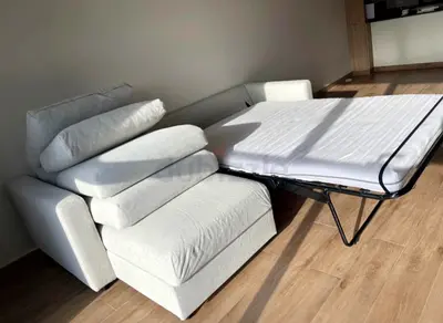 As new Ikea Vimle L shape sofa Bed Beieg