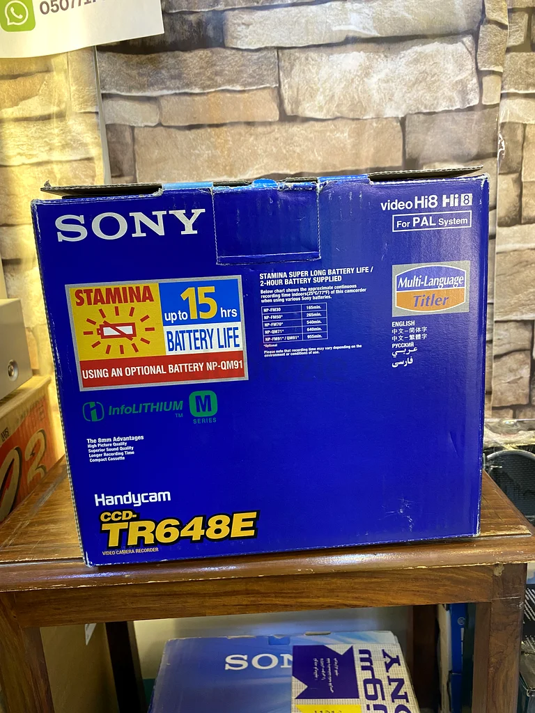 video camera sony hi8 (new) كميرا سوني شريط مع ريموت63202683343875113